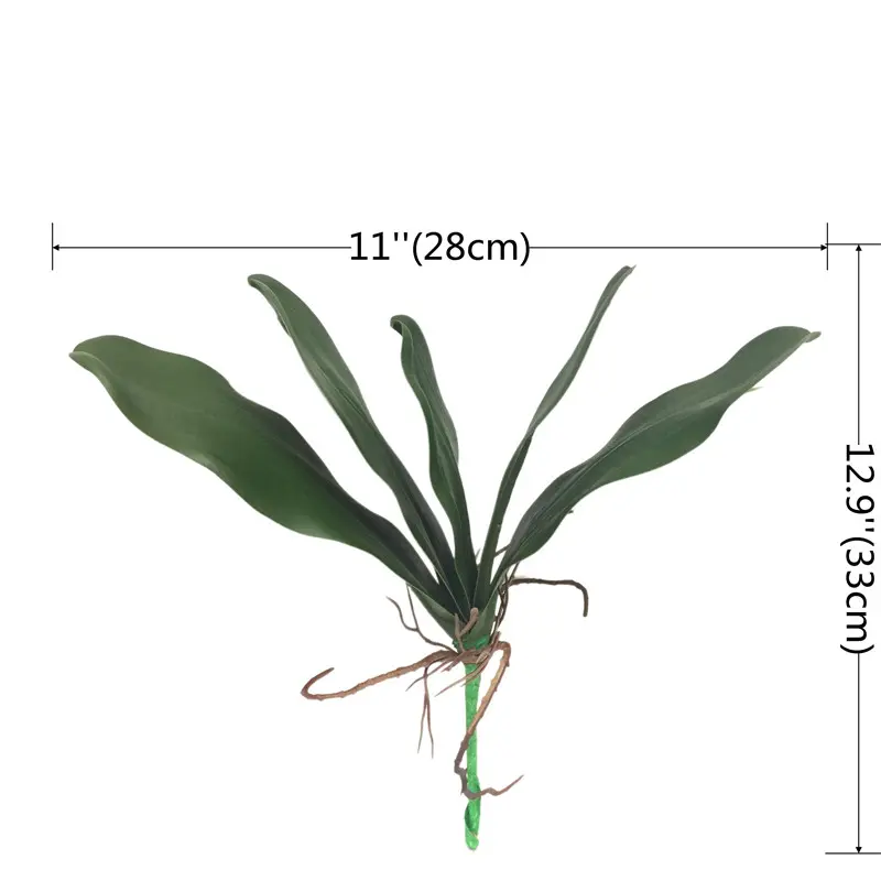 Factory Direct Highly Simulated Butterfly Orchid Leaves