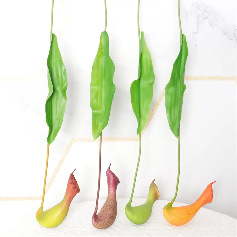 High Simulation PVC Pitcher Plants for Indoor and Outdoor Decor