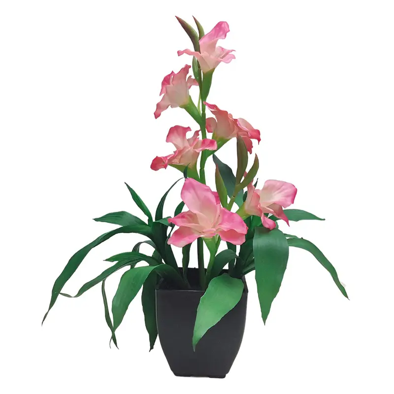 Non-Fading PVC Ginger Flower Bonsai