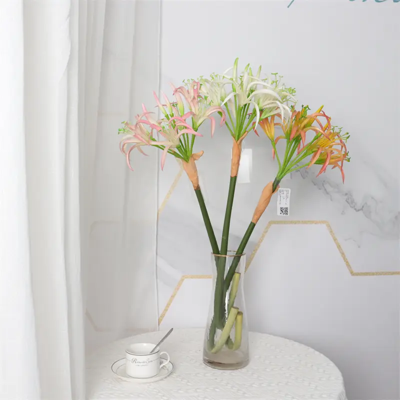 Factory-Direct Wholesale Amaryllis amaryllis Artificial Flowers: Waterproof and Eco-Friendly