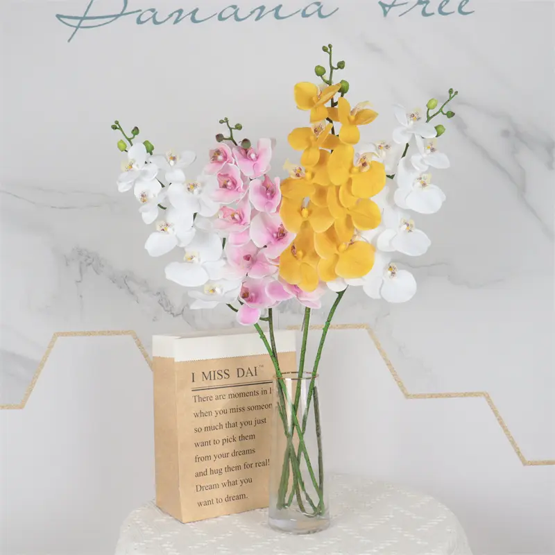 Factory Supplier of High-Quality Phalaenopsis Artificial Flower
