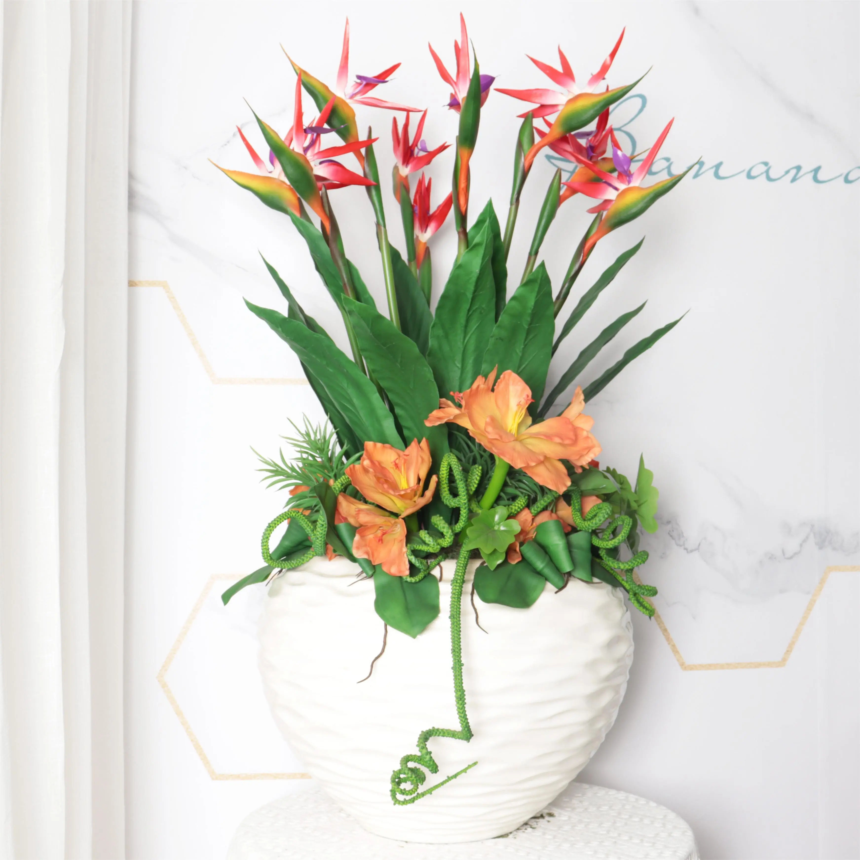 Artificial Pearl Vine Flowers Waterproof: Quality Manufacturing