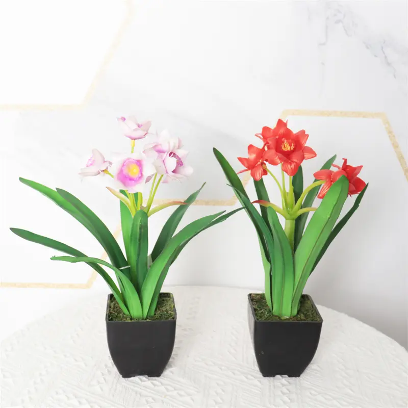 PVC Daffodil Bonsai Supplier 2251-1 (4)w8e
