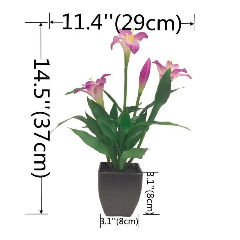 Lifelike Lily Bonsai: Factory Direct Sales