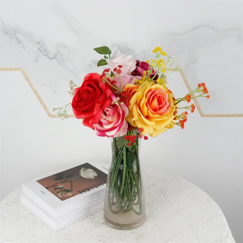 Premium Faux Roses: Factory Quality, Velvety Texture